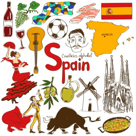 'S' is for Spain with this next alphabetical countries worksheet from KidsPressMagazine!  Repin this post for later! Flags Of European Countries, Montessori Geography, Geography For Kids, Country Studies, Spain Culture, Countries And Flags, Homeschool Geography, World Thinking Day, Maps For Kids