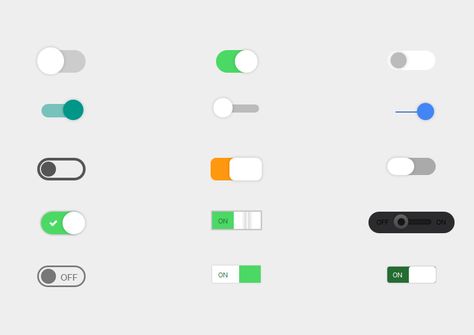 In this wonderful resource you'll find a collection of 30 different and unique professional toggle or switch buttons, created using checkbox and executed i - posted under Coding tagged with: Buttons, Checkbox, Code, CSS, CSS3, HTML, HTML5, Resource, SCSS, Snippets, Switch, Toggle, Transition, Web Design, Web Development by Fribly Editorial Ui Buttons, Ui Ux 디자인, Gui Design, Design Presentation, Mobile Ui Design, Toggle Button, Application Design, Ui Design Inspiration, Web Layout Design