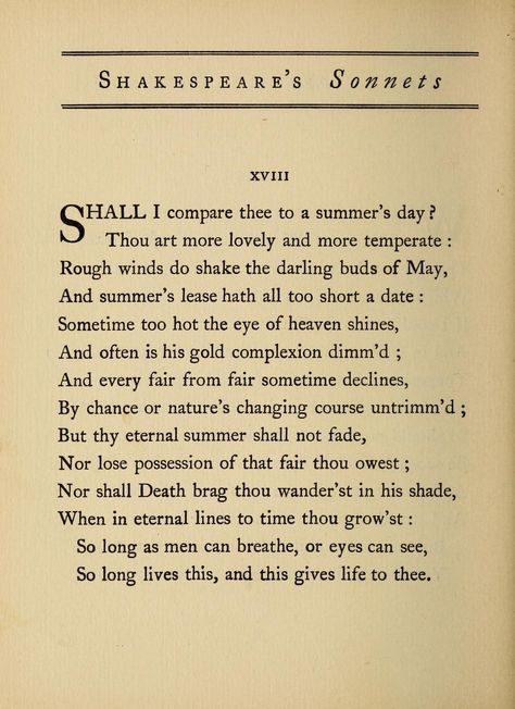 Shakespeare's sonnets : Shakespeare, William, 1564-1616 : Free Download, Borrow, and Streaming : Internet Archive Sonnets Shakespeare, Shakespeare Aesthetic, William Shakespeare Sonnets, Shakespeare's Sonnets, Pretty Poetry, Darling Buds Of May, Shakespeare Sonnets, Teachers Room, Shakespeare Quotes