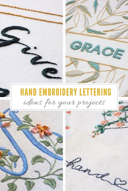 Hand embroidery lettering ideas Hand Embroidery Patterns Free Templates, Hand Embroidery Patterns Free Printable, Embroidery Text, Hand Embroidery Letters, Embroidery Stitches Flowers, Embroidery Lettering, Vintage Hand Embroidery, Embroidery Stitches Beginner, Hand Embroidery Patterns Free