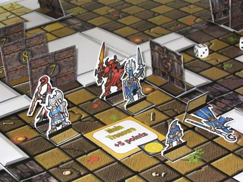 Board Game Ideas, Custom Board Games, Rpg Board Games, Pen And Paper Games, Dnd Crafts, Board Games Diy, Adventure Party, Scary Games, Pocket Game