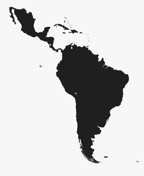 Latin America Flags, America Latina Aesthetic, Latin America Aesthetic, Lsu Hoodie, Latin America Map, America Outline, Latina Tattoo, Maps Aesthetic, Map Black And White