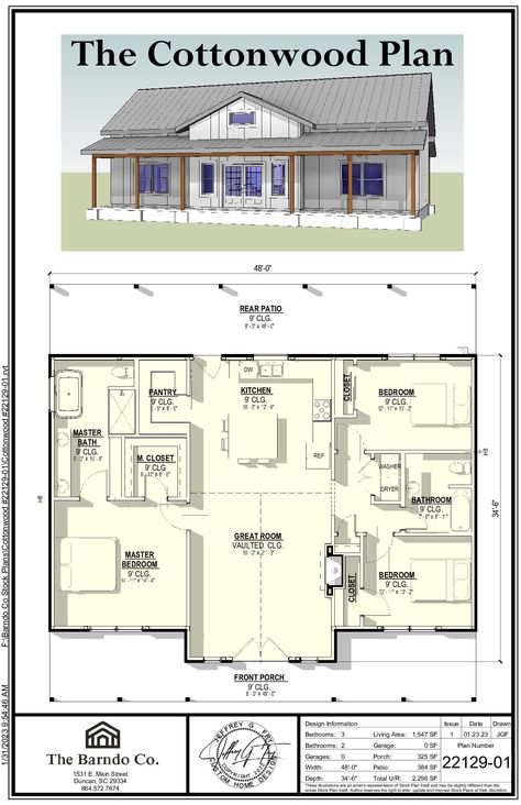 1500 Sq Ft House, Metal Building House Plans, Barn Homes Floor Plans, Barndominium Plans, Barn Style House Plans, Building Plans House, Barndominium Floor Plans, Casa Container, Plans House