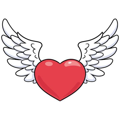 Learn to draw a heart with wings. This step-by-step tutorial makes it easy. Kids and beginners alike can now draw a great heart with wings. Wings Drawing Tutorial, Draw A Heart, New Drawing Ideas, Sacred Heart Art, Drawing Steps, Popular Cartoon Characters, Easy Drawing Guides, Drawing Instructions, Easy Drawing Ideas