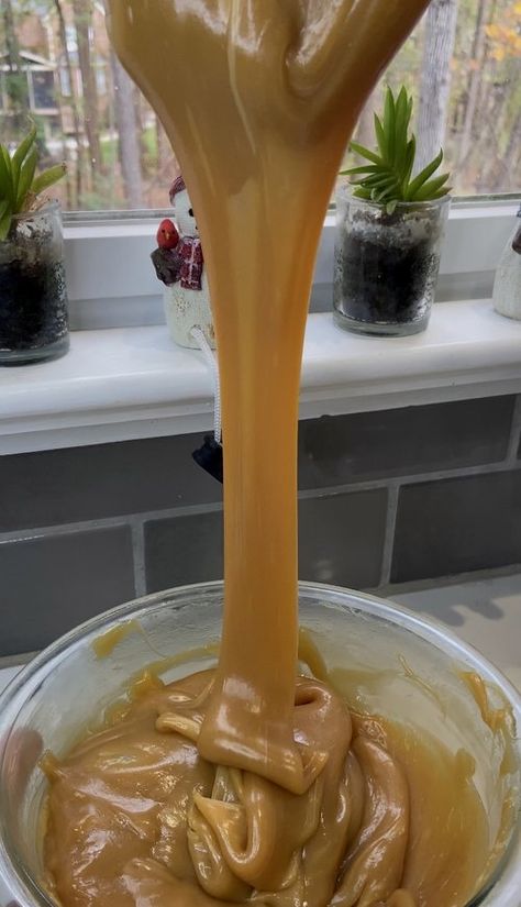 Condensed Milk Caramel Stove Top, Sweet Condensed Milk Caramel, Identical Recipes, Fried Rolls, Caramel From Condensed Milk, Soft Caramels Recipe, Carmel Recipe, Sweet Spreads, Caramels Recipe