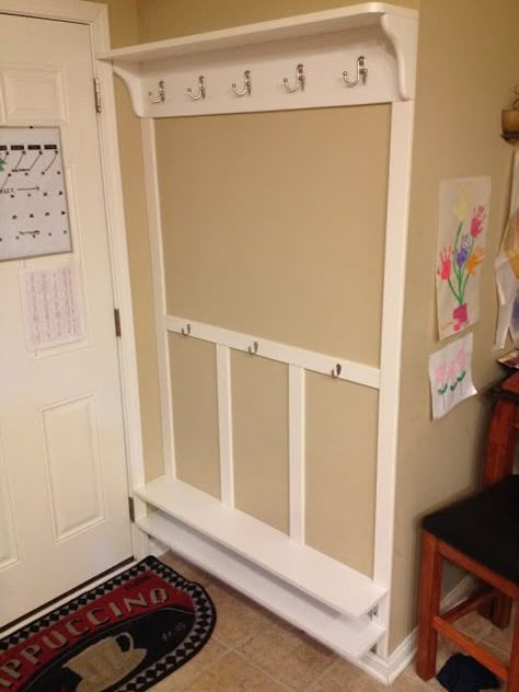 Coat Storage Small Space, Hallway Coat Storage, Mini Mudroom, Tiny Entryway, Coat And Shoe Storage, Porch Storage, Coat Storage, Entryway Shoe Storage, Mudroom Laundry Room