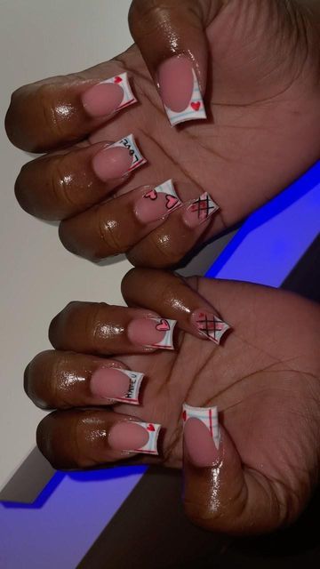 FLORIDA NAIL TECH🍊😛 on Instagram Nails Short Back To School, School Design Nails, Nail For Back To School, Notebook Nail Design, Teacher Inspired Nails, 6 Grade Nails, Back To School Nails Acrylic Square, Nails Acrylic School, Nail Designs For Back To School