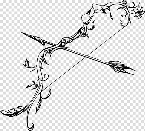 Bow And Arrow Drawing, Bow Transparent Background, Wall Decal Branches, Dandelion Drawing, Stamp Drawing, Arrow Bow, Arrow Line, Bow Drawing, Drawing Line Art