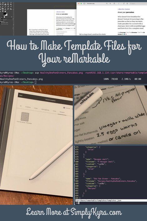 How to Make Template Files for Your reMarkable – Simply Kyra How To Use Remarkable 2, Remarkable Templates Free, Remarkable 2 Tips, Free Remarkable 2 Templates, Remarkable 2 Ideas, Remarkable Templates, Remarkable Tablet, Remarkable 2 Templates, Organizing Time Management