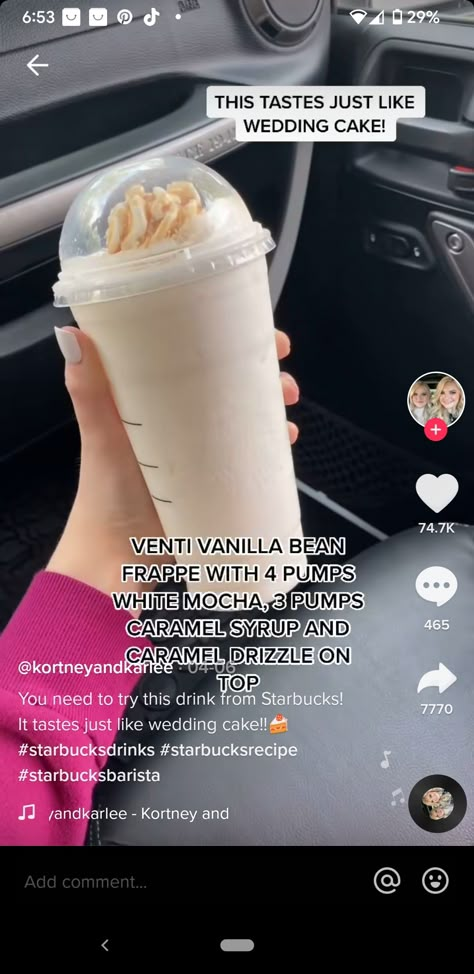 Wedding Cake Frappuccino Starbucks, Starbucks Marshmallow Drink, Cake Batter Starbucks Drink, Vanilla Bean Frappachino Starbucks Order, Vanilla Bean Starbucks Drinks, Vanilla Bean Frappachino, Dunkin Drinks, Starbies Drinks, Starbucks Drink Menu