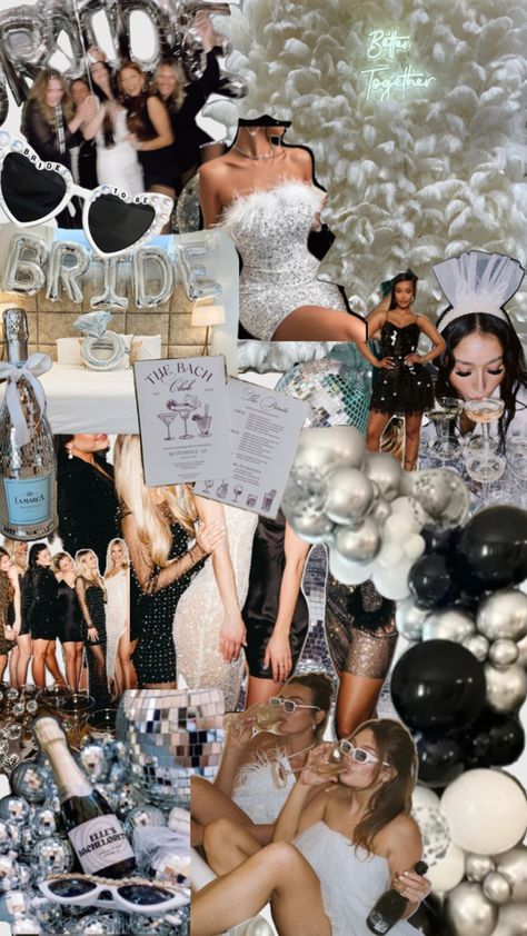 Glitz And Glam Night Bachelorette, Feathers And Sparkles Bachelorette, Gatsby Themed Bachelorette Party, Glitz And Glam Hens Party, Disco Glam Bachelorette Party, Bachelorette Party Themes Classy, Nyc Bachelorette Theme, Glitz And Glam Hens, Bride And The City Bachelorette