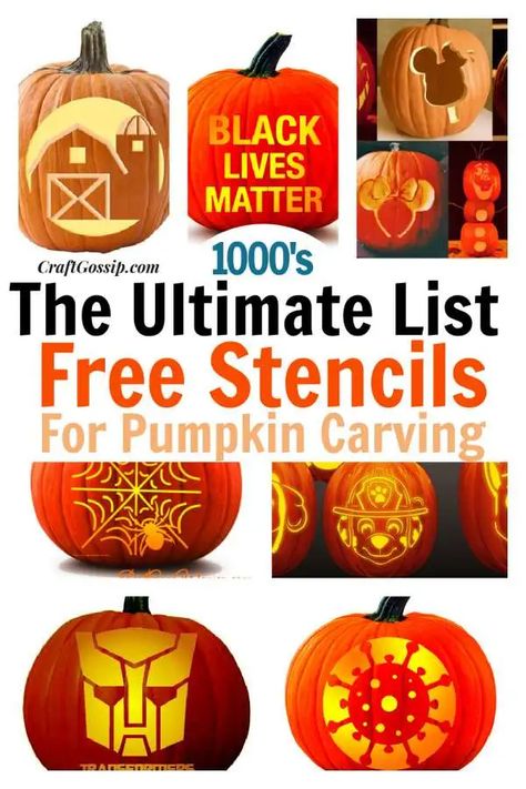 The ultimate pumpkin carving list of over 1000+ free stencils and templates – Home and Garden Advanced Pumpkin Carving, Free Printable Pumpkin Carving Stencils, Pumpkin Carving Templates Free, Kids Pumpkin Carving, Printable Pumpkin Carving Stencils, Pumpkin Carving Stencils Templates, Pumpkin Carving Stencil, Printable Pumpkin Stencils, Pumpkin Carving Patterns Free