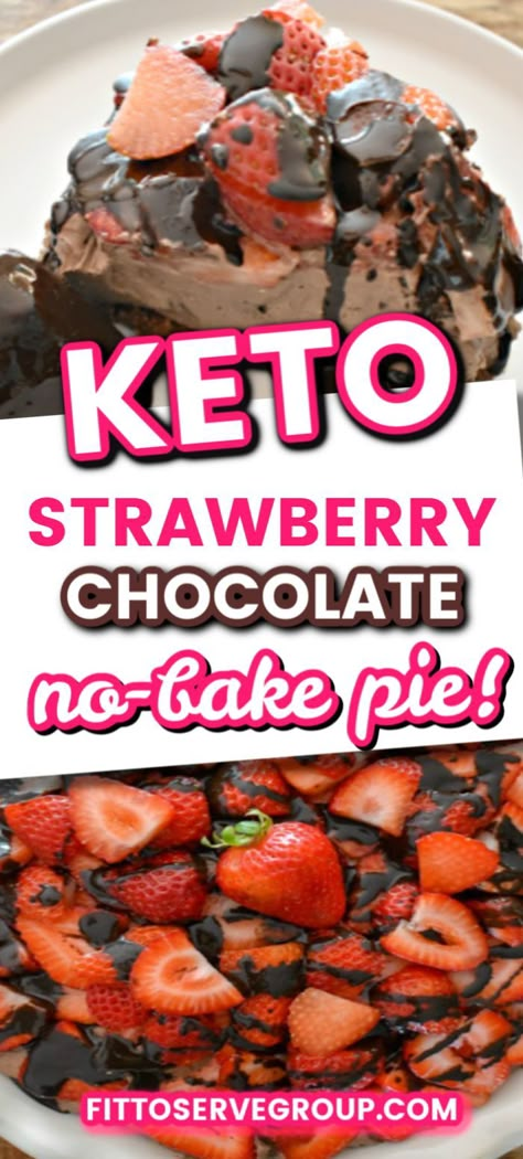 Keto Fruit Dessert Recipes, Keto Meal Recipes Easy, Kept Desserts, Best Keto Desserts Easy, Keto Strawberry Recipes, Strawberry Keto Recipes, Keto Pies Recipes Easy, Strawberry Keto Dessert, Keto No Bake Desserts