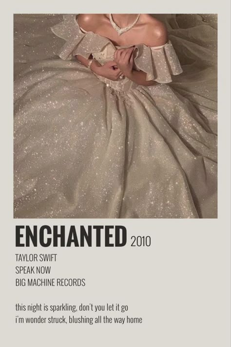 ENCHANTED TRACK POLAROID TAYLOR SWIFT Taylor Swift Discography, Taylor Swift Enchanted, Taylor Swif, Taylor Songs, Music Poster Ideas, Vintage Music Posters, Taylor Swift Speak Now, Taylor Lyrics, Music Collage