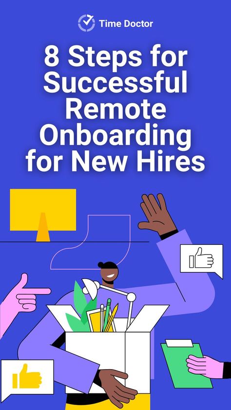 Virtual onboarding may come with challenges such as loss of social connection and internal communication breakdown. But the process doesn’t have to be taxing for your new hires. Follow these eight important best practices you can follow to provide them with a successful remote onboarding experience. Social Connection, Onboarding Process, Internal Communications, Remote Workers, Best Practices, Self Development, Remote Work, For Life, The Process