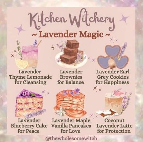 Food Witch Aesthetic, Witch Foods Aesthetic, Food Magic Spells, Baking Witchcraft, Witchcraft Spices, Sugar In Witchcraft, Witchy Baking Recipes, Kitchen Magick Recipes, Practical Magic Food Ideas