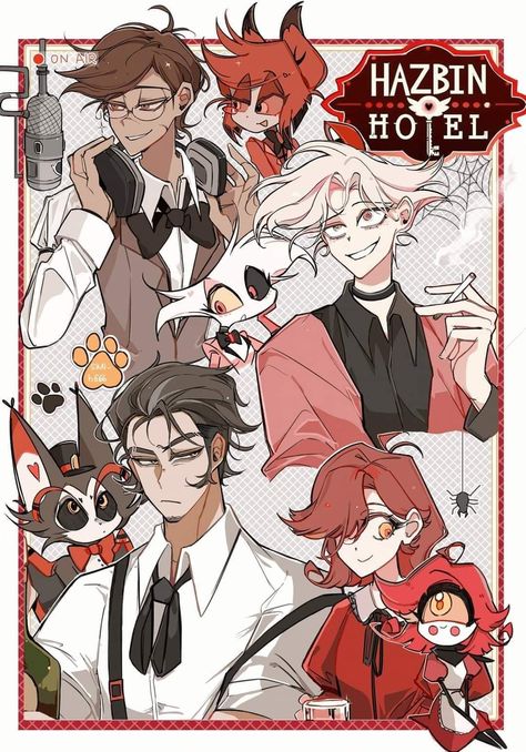 Hazbin Hotel Art, Hotel Trivago, Monster Hotel, H Hotel, Alastor Hazbin Hotel, Harbin, Helluva Boss And Hazbin Hotel, Vivziepop Hazbin Hotel, Hazbin Hotel And Helluva Boss