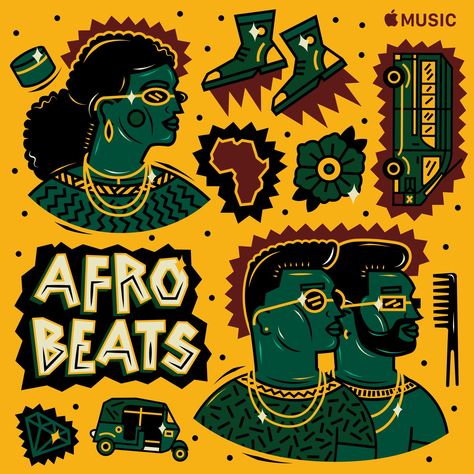 Afro Beats Aesthetic, Beats Aesthetic, Apple Music Playlist Covers, Music Playlist Covers, Afro Beats, Apple Music Playlist, Hip Hop Playlist, Pop Playlist, Music Web