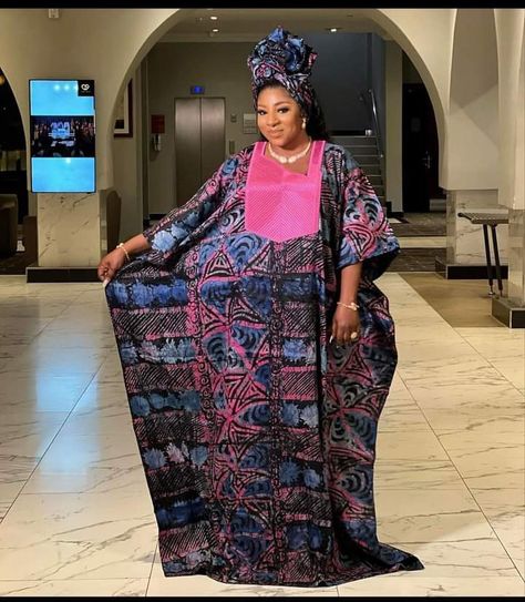 Bubu Gown With Embroidery, Adire Bubu Styles, Ankara Bubu Gown, Latest Bubu Gown Style, Ankara Bubu Gown Styles, Ankara Bubu, Bubu Styles, Stella Fashion, Rich Auntie Vibes