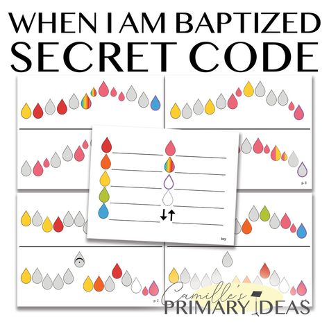 Camille's Primary Ideas: Teach the Primary Song When I Am Baptized using this secret code, When I Am Baptized Primary singing time ideas using a secret code Lds Primary Singing Time Ideas, Aspen Party, When I Am Baptized, Primary Singing Time Ideas, Lds Primary Singing Time, Singing Time Ideas, Time Lessons, Primary Songs, Primary Singing Time