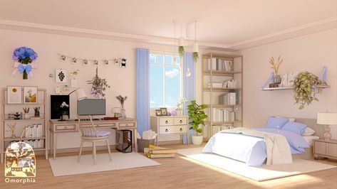 Lots Of Natural Light, Royal Room, Anime House, Cozy Room Decor, Background Art, Room Makeover Inspiration, Design Your Dream House, Sims House, Room Ideas Bedroom