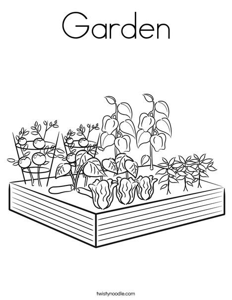 Garden Coloring Page - Twisty Noodle Seed Swap, 4h Ideas, Vegetable Coloring Pages, Army Crafts, Garden Unit, Farm Coloring Pages, Welcome Images, Garden Coloring Pages, Forest Coloring Book