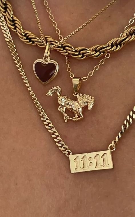 Cute Little Fresh Running Horse Necklace Fashion Horse Clavicle Chain  Necklace for Women Girls 11 11 Necklace, Layered Gold Necklaces Aesthetic, Stacked Gold Necklaces, Layered Necklaces Gold, Brand Persona, 2024 Manifesting, 11 11 Make A Wish, Layered Gold Necklaces, Teen Girl Jewelry