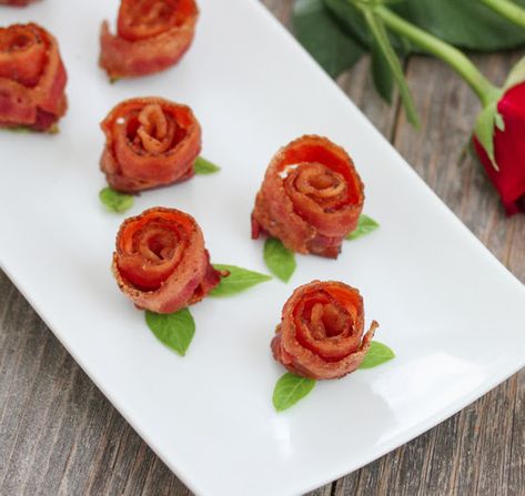 Rose Shaped Food, Valentine 2024, Bacon Roses, Spring Foods, San Diego Food, How To Make Bacon, Double Dutch, Healthy Recipes Easy Snacks, Charcuterie Inspiration