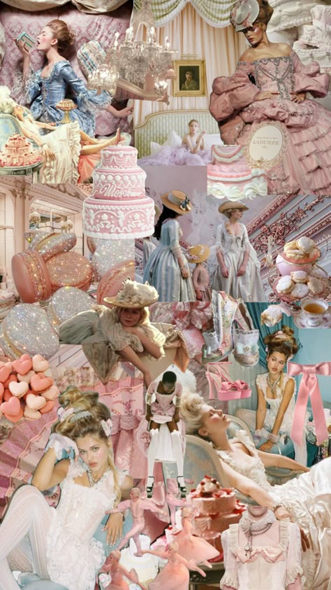 Marie Antoinette Editorial, Sophia Coppola Marie Antoinette, Marie Antoinette Mood Board, Marie Antoinette Flowers, Marie Antoinette Collage, Versailles Birthday Party, Marie Antoinette Invitations, Mary Antoinette Aesthetic, Marie Antoinette 2006 Aesthetic