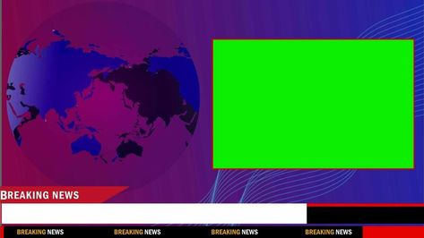 Breaking news template intro world map green screen tv 4k animation Breaking News Template, News Background, News Template, Intro Background, Green Screen Background Images, Background Green, Screen Background, Small Hand Tattoos, Green Screen Backgrounds