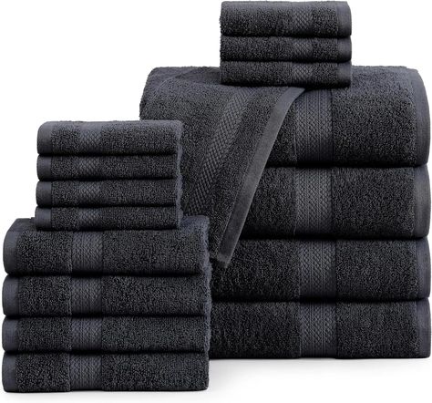 Each 16-Piece Towel Set includes 4 Bath Towels - 28" x 54" , 4 Hand Towels - 16" x 28" and 8 Wash Cloths - 13" x 13" These 100% Cotton Bathroom Towel Sets are in our Bathroom Collection! 🤎 Enjoy 15% OFF with discount code GRAND15 🤎 FREE Shipping in the US Allow *2-8 Business Days to Ship 🤎 We sincerely Thank You for visiting our store! 🤎 Please remember to like, follow and share! #bathtowelset #cottontowels #bathtowel #towel #cottontowel #bathtowels #spatowels #towelset #towelseries #towe... Bathroom Materials, Shower Care, Best Bath Towels, Luxury Bath Towels, Hand Towels For Bathroom, White Bath Towels, White Hand Towels, Towels Bathroom, Bathroom Luxury