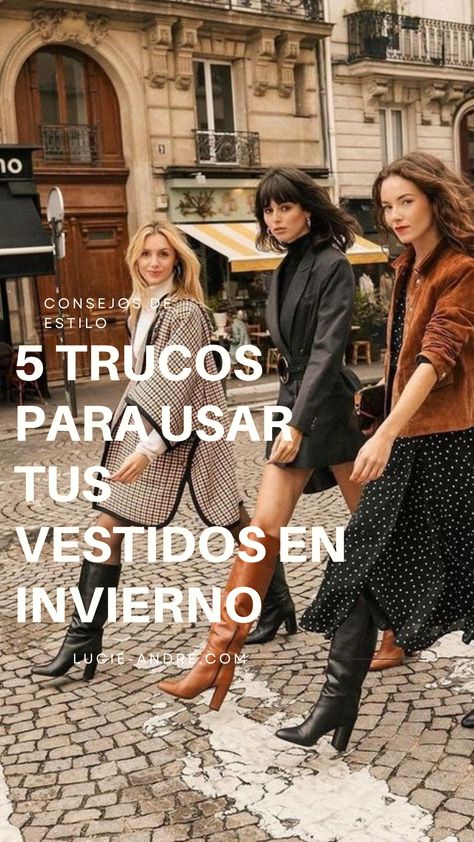 ¿Cómo usar tus vestidos en invierno? 5 trucos para usar tus vestidos en invierno. Outfit Botas, Engagement Photo Outfits Fall, Look Boho Chic, Engagement Photo Outfits, Autumn Outfits, Look Chic, Engagement Photos, Style Me, Boho Chic