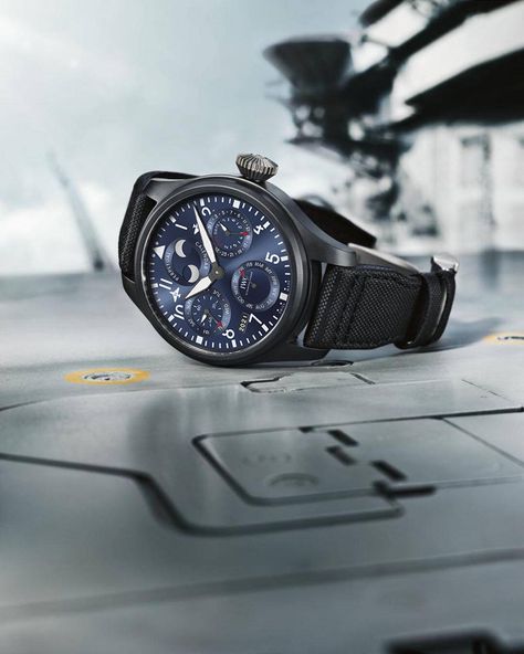 Eternity is on your wrist with the Big Pilot’s Watch Perpetual Calendar Edition “Rodeo Drive" from IWC Schaffhausen. This special edition Big Pilot's Watch features a perpetual calendar, a black ceramic case, and a handsome blue dial.

#IWCPilot #IWCWatches #IW503001 #RodeoDrive #CooperJewelers #luxurywatches #swisswatch #njjewelers #localjewelers #jewelers #chronograph Iwc Big Pilot, Iwc Schaffhausen, Iwc Pilot, Iwc Watches, Pilot Watch, Rodeo Drive, Boys Toys, Perpetual Calendar, Watch Companies