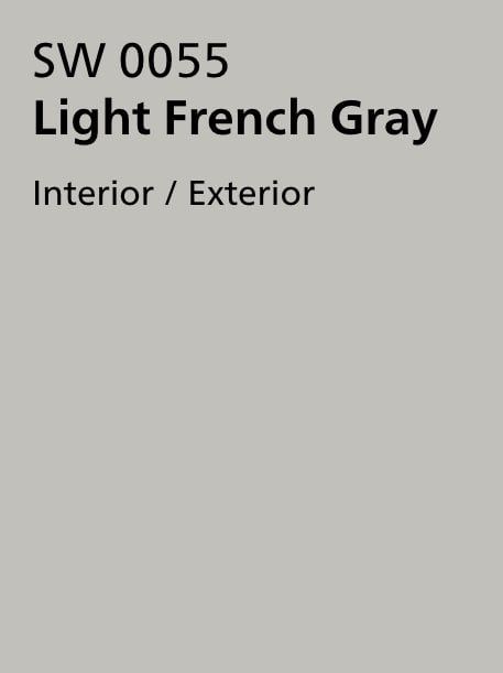 Sherwin Williams Light French Gray: Color Spotlight Sherwin Williams Light French Gray, Light French Grey, French Grey Interiors, Light French Gray, Color Spotlight, Colors For Living Room, French Gray, Gray House, Farmhouse Paint