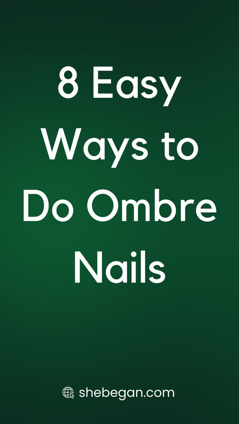 Ombre nail designs are popular among teens and young adults. They are a cool alternative to traditional colorful manicures and have become more common in recent years. 

Ombre nails are easy to do even though they are time consuming. However, Ombre nails can be tricky to do. They take some time and patience, and if you’re not used to filing and buffing, it can be hard for you to get the look you want.

In this blog post, I’ll explain different ways to get Ombre nails done. How To Make Ombre Nails Video, How To Do Ombré Gel Nails, How To Ombre Nails Diy, How To Do Ombre Nails With Gel, Ombre Nails Diy, Ombre Nail Diy, Ombre Nails Tutorial, How To Do Ombre, Ombre Gel Nails