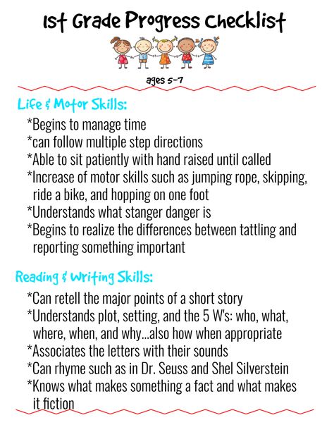 1st Grade Ready Checklist, Core Knowledge First Grade, First Grade Skills Checklist, First Grade Lesson Plans Ideas, 1st Grade Skills Checklist, First Grade Readiness Checklist, 1st Grade Readiness Checklist, 1st Grade Assessment Checklist, First Grade Checklist