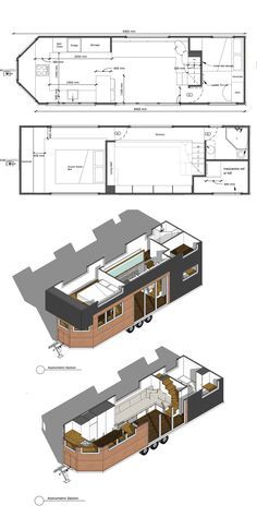 Diy Tiny House Plans, Tiny House Designs, Tiny Mobile House, Houses Architecture, Diy Tiny House, Tiny House Interior Design, Tiny House Nation, Tiny House Loft, Tiny House Layout