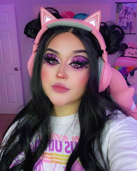 Onigiri Nana, Insta Board, E Girl, Cat Ear Headphones, Post On Instagram, Cat Ears, In Ear Headphones, The Originals, Makeup