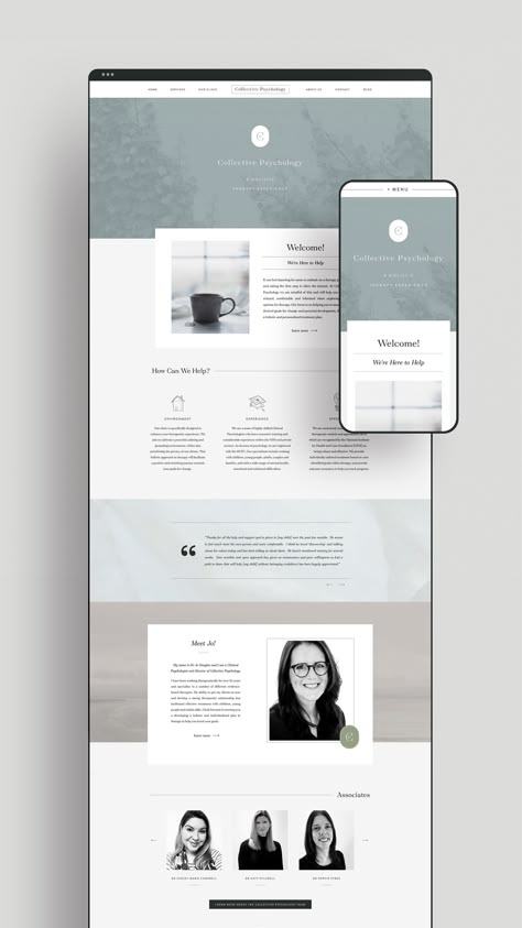 Therapy Website Design, Minimal Website Design, Therapy Website, Website Design Inspiration Layout, 포트폴리오 레이아웃, Modern Store, Modern Website Design, Professional Website Design, Dropshipping Store