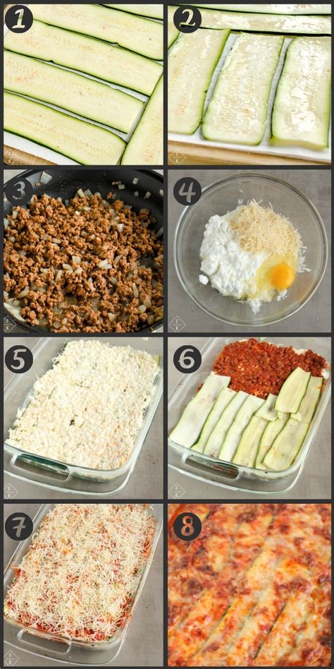 Keto Lasagne, Lasagna With Zucchini, Lasagna With Zucchini Noodles, Keto Quiche, Low Carb Lasagna, Plats Healthy, Keto Lasagna, Zucchini Casserole, Keto Pancakes