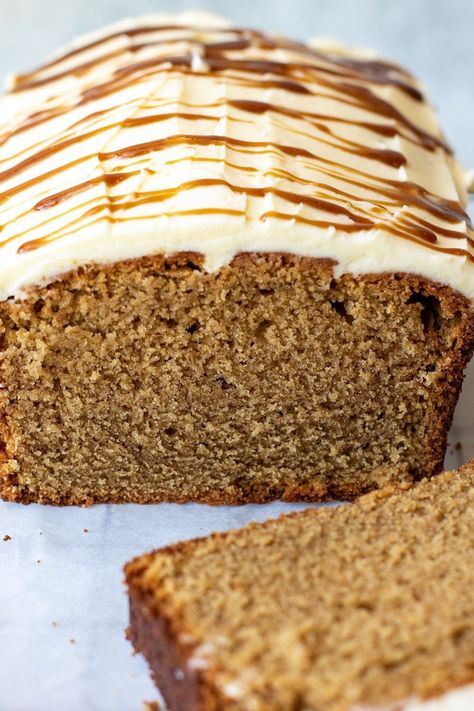 The flavours of coffee, marsala and mascarpone in this easy loaf cake are everything - tiramisu in a cake! Fall Loaf Cakes, Easy Loaf Cake, Coffee Loaf, Chocolate Cake With Ganache, Easy Tiramisu, Chocolate Ganache Cake, Baked Cake, Loaf Cake Recipes, Flourless Chocolate Cake