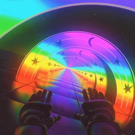 Trippy Flying GIF - Trippy Flying - Discover & Share GIFs Aesthetic Wallpaper Gif, Rainbow Aesthetic Wallpaper, Rainbow Gif, Trippy Aesthetic, Trippy Gif, Flipagram Instagram, New Retro Wave, Psy Art, Trippy Wallpaper