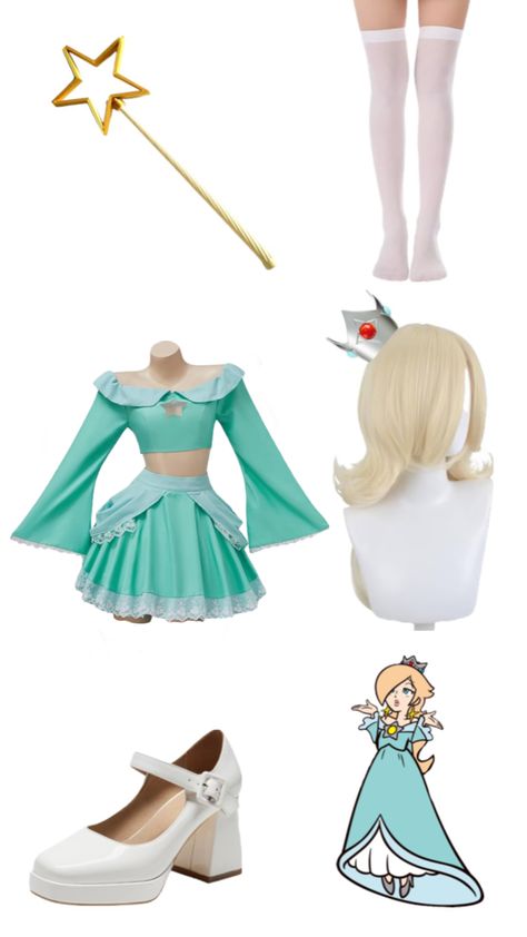 #rosalina #costume #cosplay #outfit #rave #coachella Rosalina Mario Cosplay, Princess Rosalina Costume, Rosalina Costume, Rosalina Cosplay, Mario Costumes, Rosalina Mario, Zelda Costume, Mario Cosplay, Gaming Cosplay