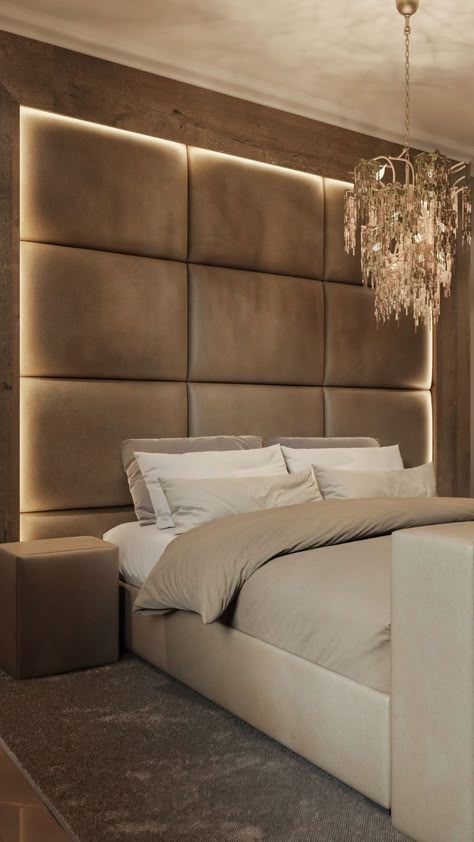 Master Bedrooms Decor Luxe, Bed Like Hotel, Bedroom Hotel Chique, Luxury Hotel Room Design, Hotel Chic Bedroom, Hotel Room Luxury, High End Bedroom, Transitional Bedroom Design, Luxury Headboard