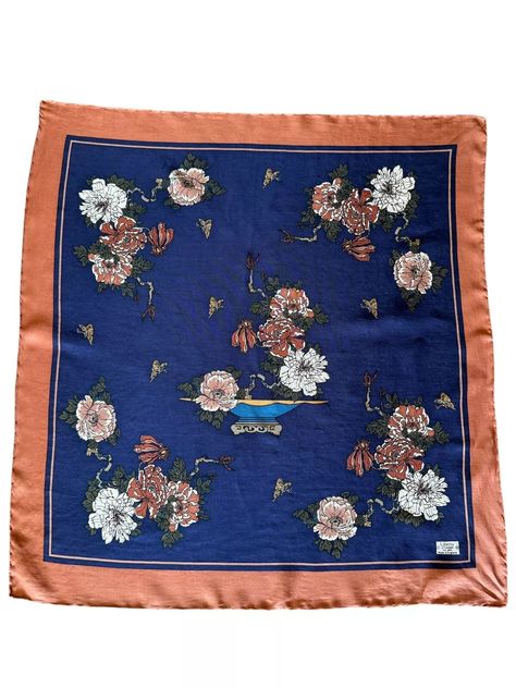 Vintage Liberty of London all silk scarf blue brown floral made in England | eBay Vintage Silk Scarf, Liberty Of London, Brown Floral, Vintage Silk, Silk Scarf, Blue Brown, Scarf Wrap, Women's Accessories, Scarf Accessory