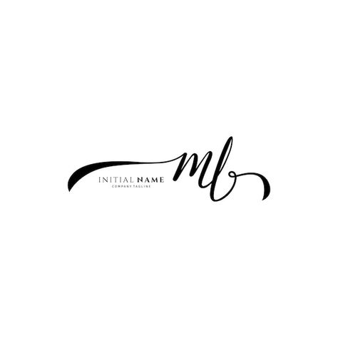 A T Logo Design Letter, B M Logo Design, Mb Logo Design Letter, M Signature Ideas, Mb Logo Design, M B Logo, Signature Logo Ideas, M Calligraphy, Handwriting Fonts Alphabet