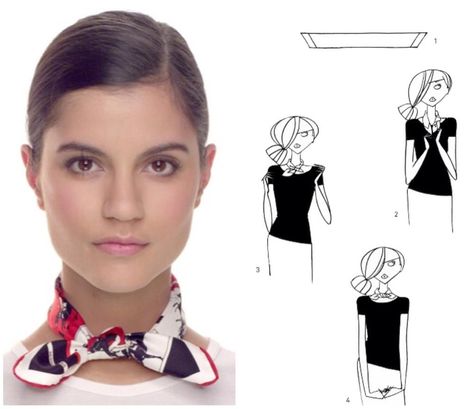 Reveal: Different ways of wearing your Hermès scarves - PurseForum Small Scarf Tying, Hermes Scarf Tying, Ways To Tie A Scarf, Scarf Hermes, Hermes Twilly Scarf, Ways To Tie Scarves, Hermes Twilly, Tie A Scarf, Scarf Knots