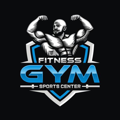 Body Building Logo, Bodybuilding Logo Gym, Gym Logo Design Fitness, Wallpaper For Gym, Gym Logo Design Ideas, Gym Logos, Gym Logo Design, Logos Gym, Gym Boys