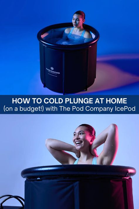 How to Cold Plunge at Home on a Budget Home Cold Plunge, Ice Plunge, Yoga Detox, Setting Up A Budget, How To Get Healthy, Healthy Woman, Healthy Living Motivation, Cold Plunge, Home On A Budget