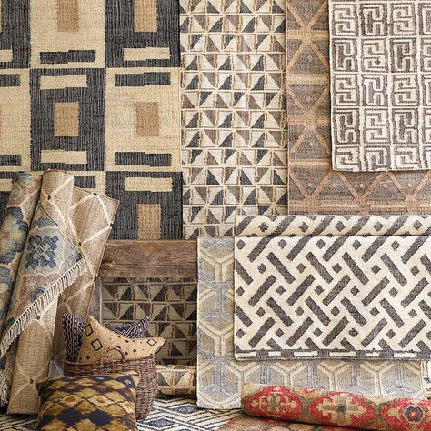 Dash and Albert Rugs Rumi Geometric Handwoven Brown Area Rug & Reviews | Wayfair Pattern 2023, African Interior Design, Austin House, Finials For Curtain Rods, African Interior, House Mood Board, Dash And Albert Rugs, Foyer Ideas, Annie Selke